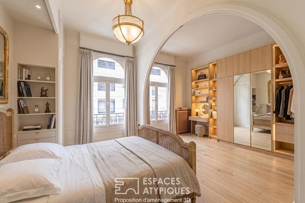 Villa Chaptal, duplex d’exception Art Déco aux volumes majestueux .