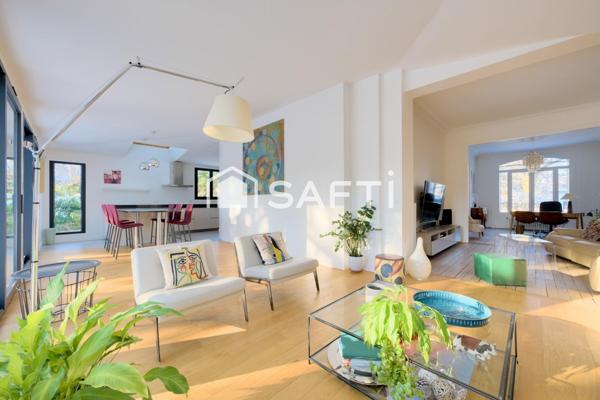 Maison d'exception avec magnifique jardin arboré au sein du quartier du Parc