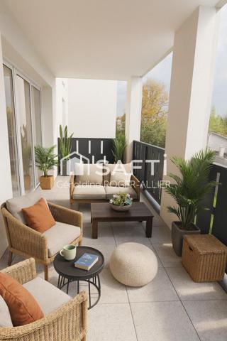 Résidence récente, T3 avec terrasse et parkings