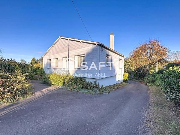 Pavillon 3 chambres, étang avec mobil-home