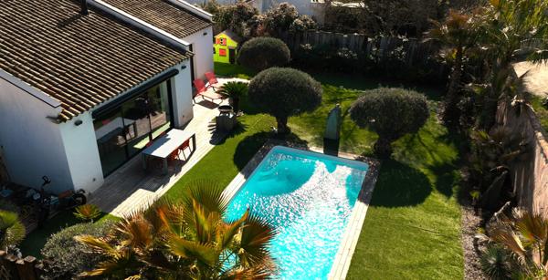 Castelnau-le-Lez (34170) Magnifique Villa contemporaine de 160m2, avec maison d'invité de 50m2 et garage de 40m2 sur un terrain de 900m