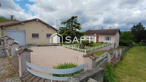Maison familiale 95m2 / 3 chambres avec sous-sol total et garage indépendant