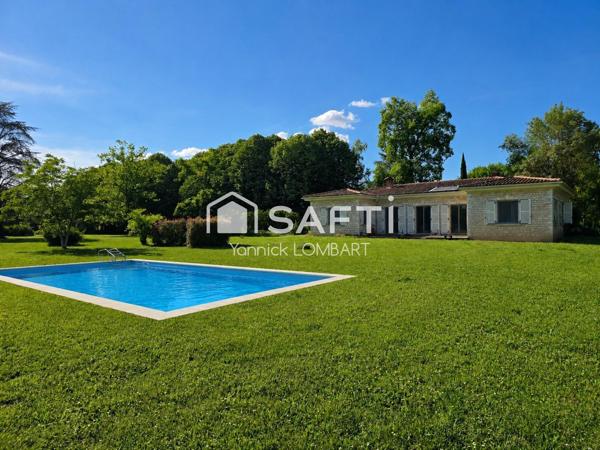 Parcelle divisible de 2 hectares (7 lots) avec propriété de caractère en pierre à 10 minutes d'Albi