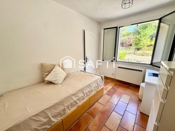 Villa avec piscine, T2 indépendant, garage
