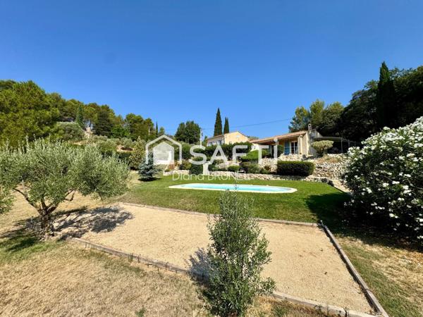 Villa avec piscine, T2 indépendant, garage