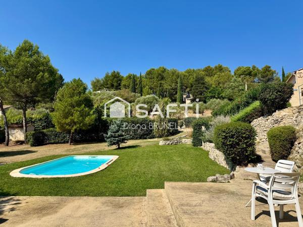Villa avec piscine, T2 indépendant, garage