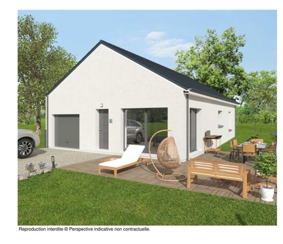 Terrain + Maison à vendre 3 pièces - 74 m²