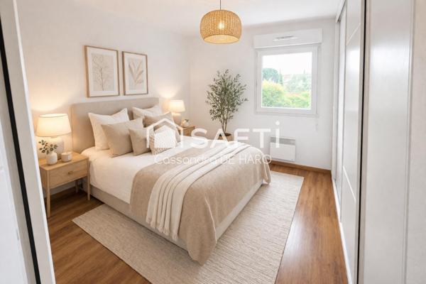 Appartement T2 de 42 m² à Tournefeuille dans résidence calme et sécurisé