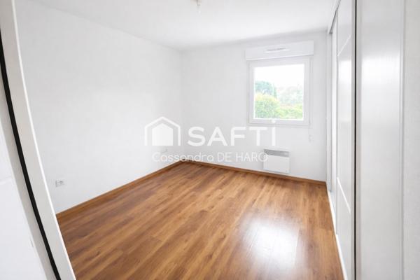 Appartement T2 de 42 m² à Tournefeuille dans résidence calme et sécurisé