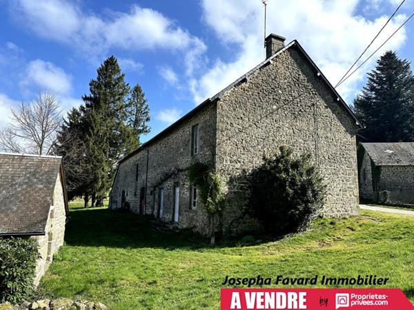 Grange de 192 m² à rénover avec  terrain 14 260 m²  à Treignac