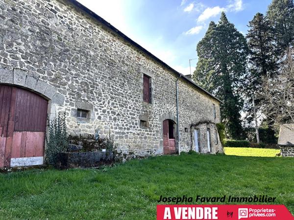 Grange de 192 m² à rénover avec  terrain 14 260 m²  à Treignac