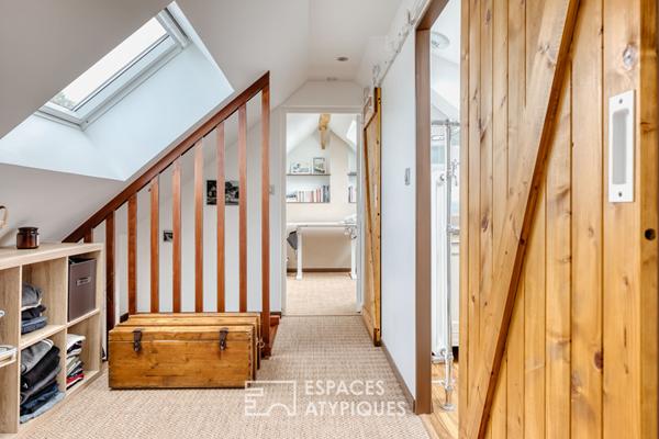 Maison restaurée par un architecte dans la campagne normande
