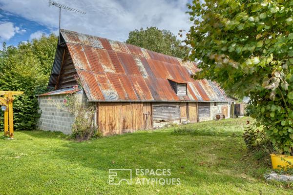 Maison restaurée par un architecte dans la campagne normande