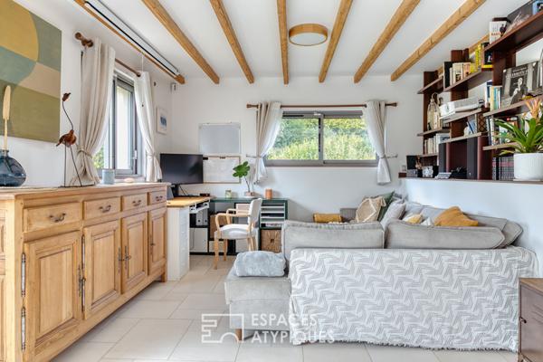 Maison restaurée par un architecte dans la campagne normande