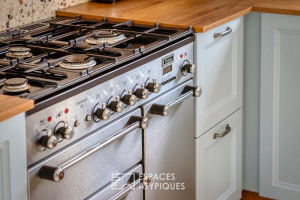Maison restaurée par un architecte dans la campagne normande