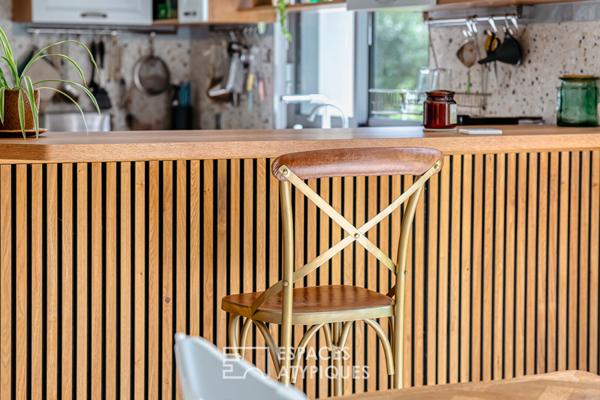 Maison restaurée par un architecte dans la campagne normande