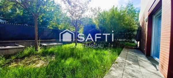 Appartement F2 à 5 min à pied du RER C avec jardin et parking en sous-sol