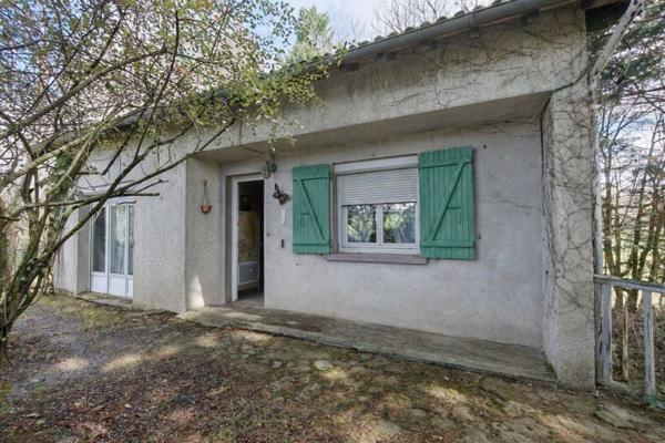 Maison contemporaine - La coquille Maison des années 70 sans voisin et terrain boisé
