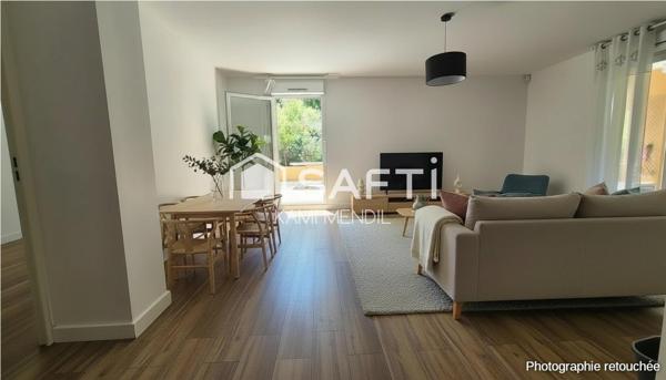 Appartement T4 88m² + Terrasse 80m² + Parking 13011