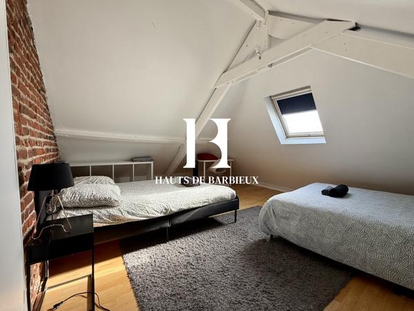 Maison mitoyenne 2 côtés à louer, 5 pièces - Croix 59170