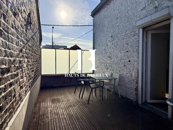 Maison mitoyenne 2 côtés à louer, 5 pièces - Croix 59170