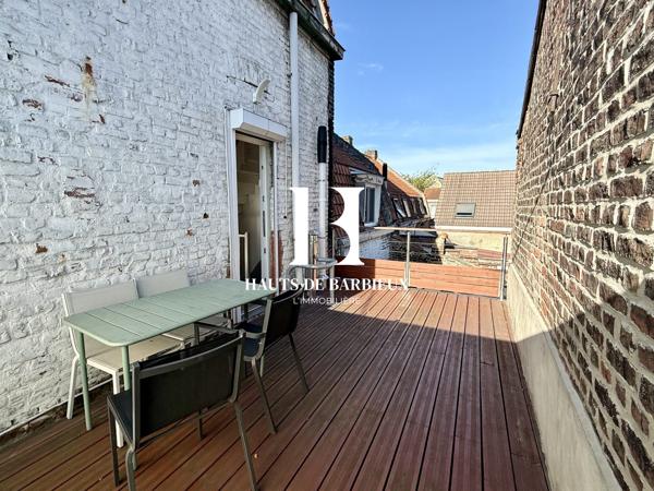 Maison mitoyenne 2 côtés à louer, 5 pièces - Croix 59170