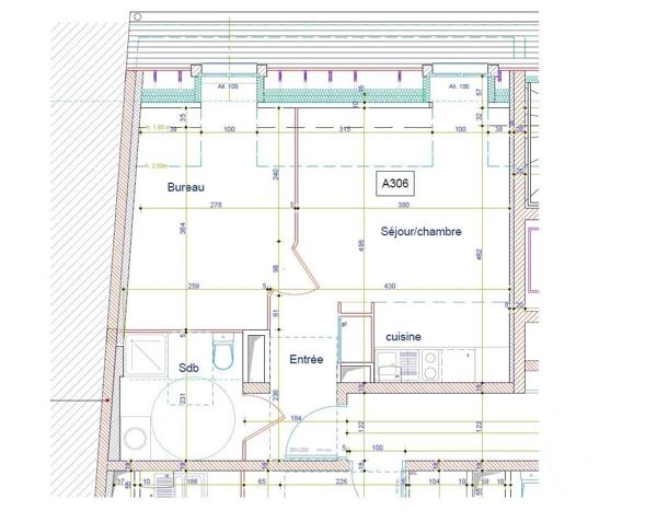 Appartement T2 à vendre  2 pièces - 37,41 m 2   DREUX  - 28