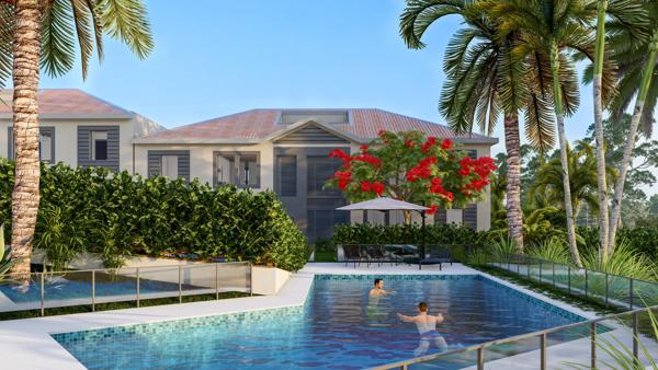 À vendre : Appartement T3 en RDJ à Sainte Anne - VUE MER INCROYABLE