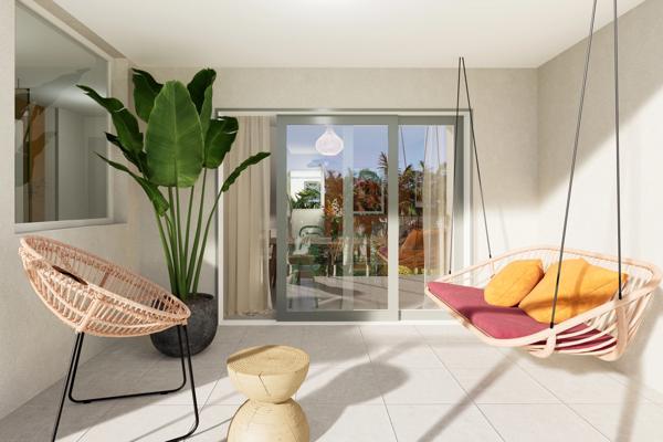 À vendre : Appartement T3 en RDJ à Sainte Anne - VUE MER INCROYABLE