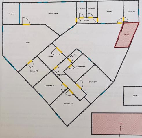 Gargas (84400) Villa de plain-pied proche village