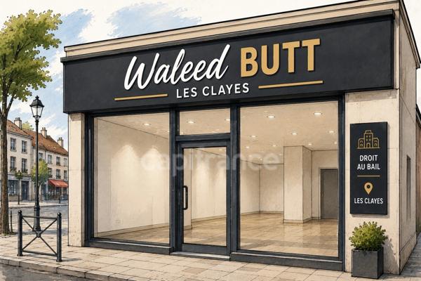 Local commercial Bail à céder LES CLAYES SOUS BOIS (78)