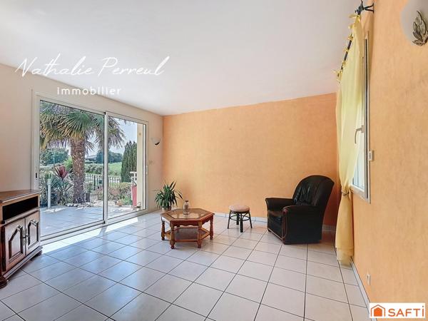 Maison familiale avec grand jardin arboré et sous-sol complet