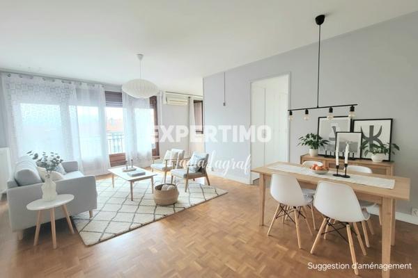 Épinay-sur-Seine (93800) Appartement F4 avec balcon- cave