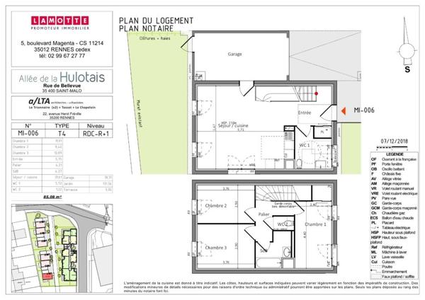 Maison à louer 4 pièces - 85 m²