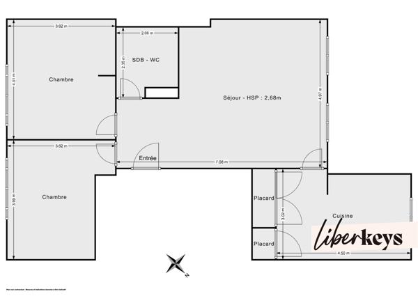 Bel appartement T3 de 74m² - Coeur de Vaise