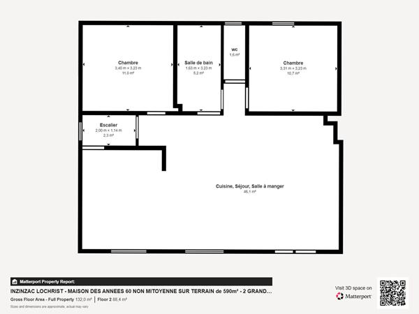 Vente maison à Inzinzac-Lochrist, 4 pièces 110m²