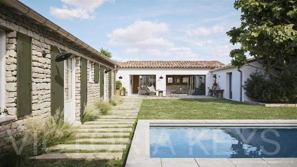 Maison neuve à vendre avec piscine - Ars en Ré