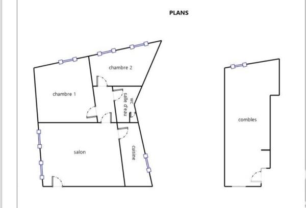 Appartement à vendre 3 pièces 47 m² Melun