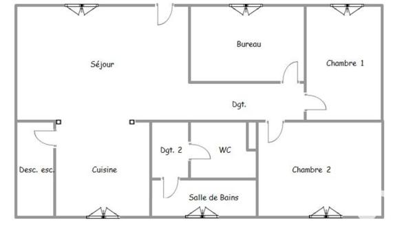 Maison à vendre 4 pièces 62 m² Luisant