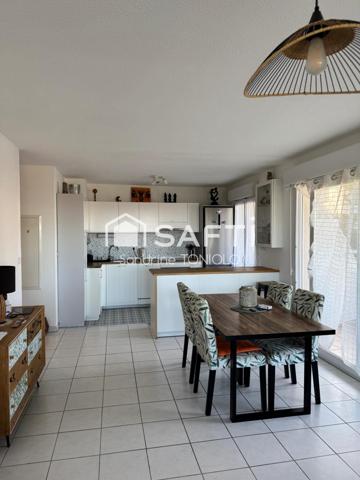 Appartement trois pièces rénové vue mer