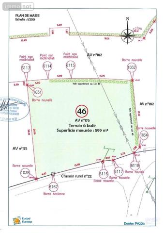 Terrain à Batir à vendre à Pont-Audemer dans l'Eure (27500), ref : 065/117   
Ferme des places