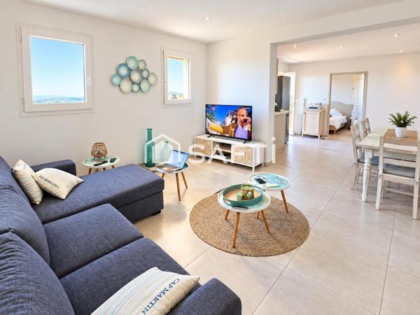Appartement de plain pied avec superbe vue mer