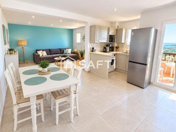 Appartement de plain pied avec superbe vue mer