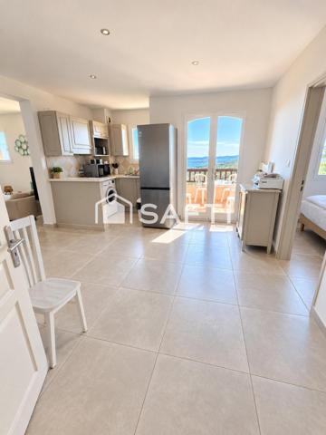 Appartement de plain pied avec superbe vue mer