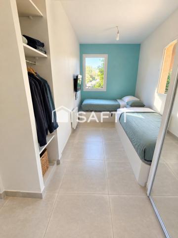 Appartement de plain pied avec superbe vue mer