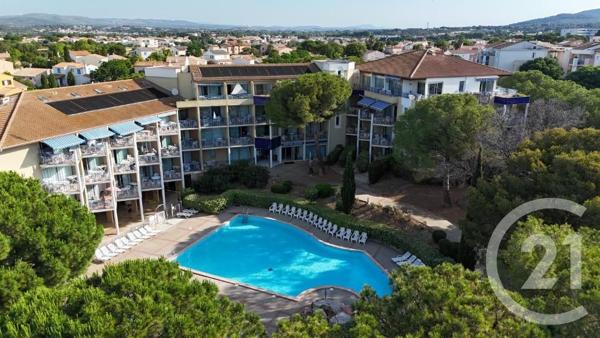 Appartement Studio Cabine à vendre  1 pièce - 20,12 m2 BALARUC LES BAINS - 34