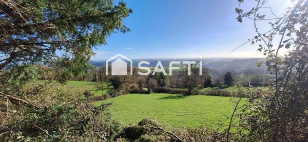 Corps de ferme – 3,4 ha – Vue vallée – Maison + 600 m² dépendances