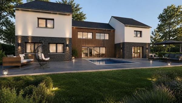 Terrain + Maison à vendre 7 pièces - 200 m²