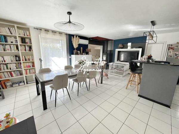 PLAIN-PIED 105M² 3 CHAMBRES, VERANDA ET DOUBLE GARAGE DE 70M² SUR PARCELLE DE 1858M²