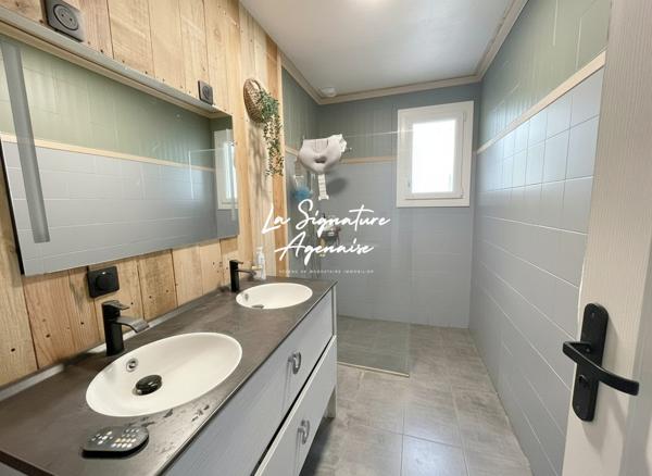 PLAIN-PIED 105M² 3 CHAMBRES, VERANDA ET DOUBLE GARAGE DE 70M² SUR PARCELLE DE 1858M²